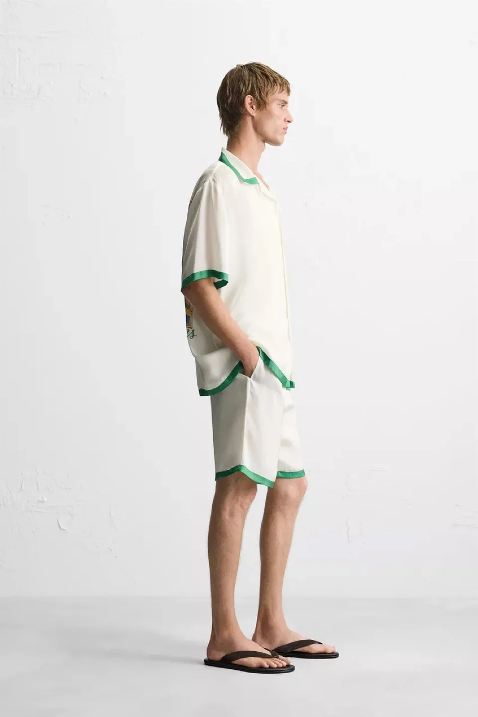 Zara Extended Realm Shirt & Shorts Set image indicator(4)