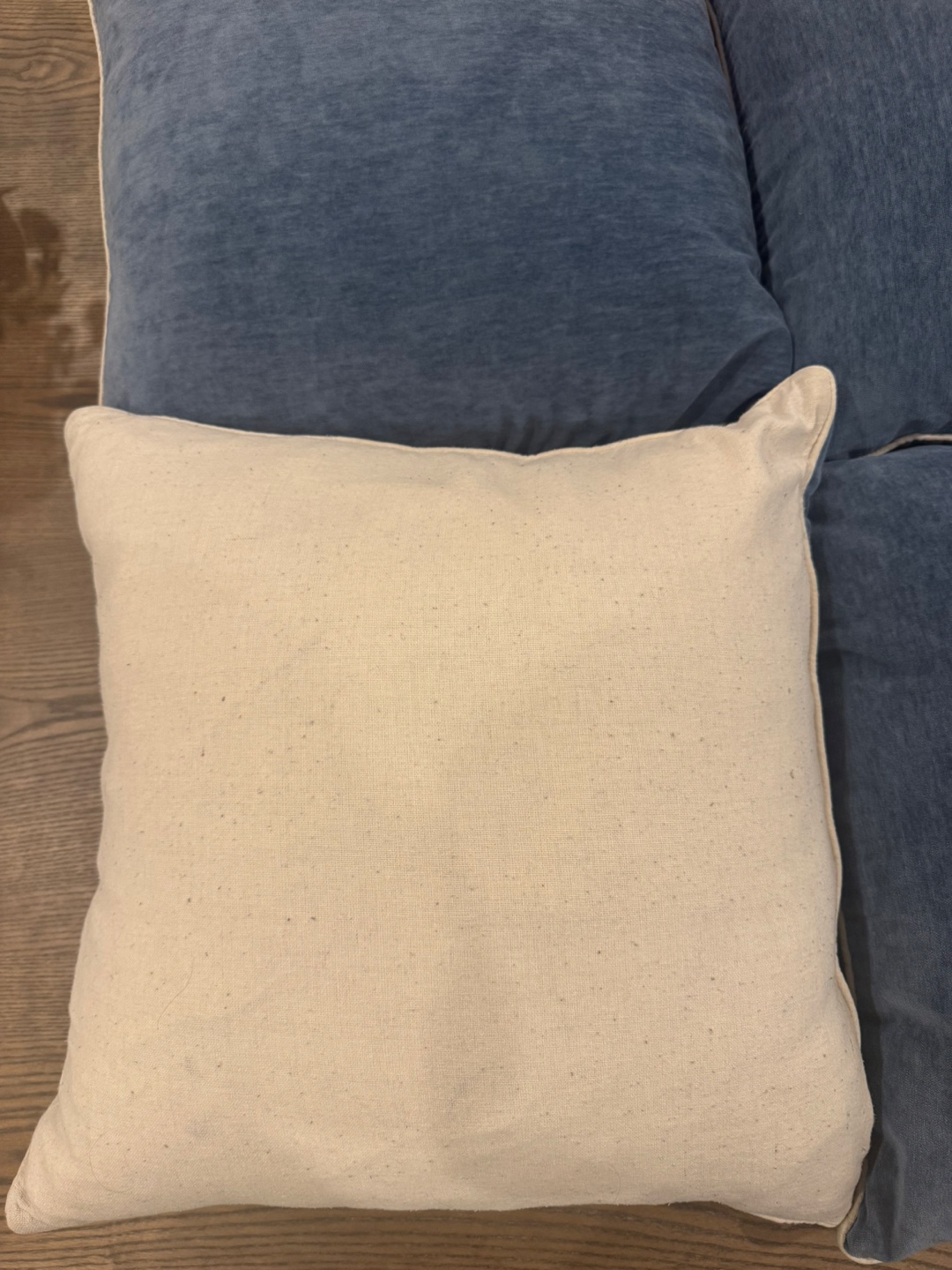 Blue Velvet Throw Pillows (Set of 4) - photo 2