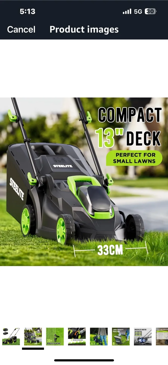 STEELITE 13-Inch combo Mower and Blower image indicator(2)