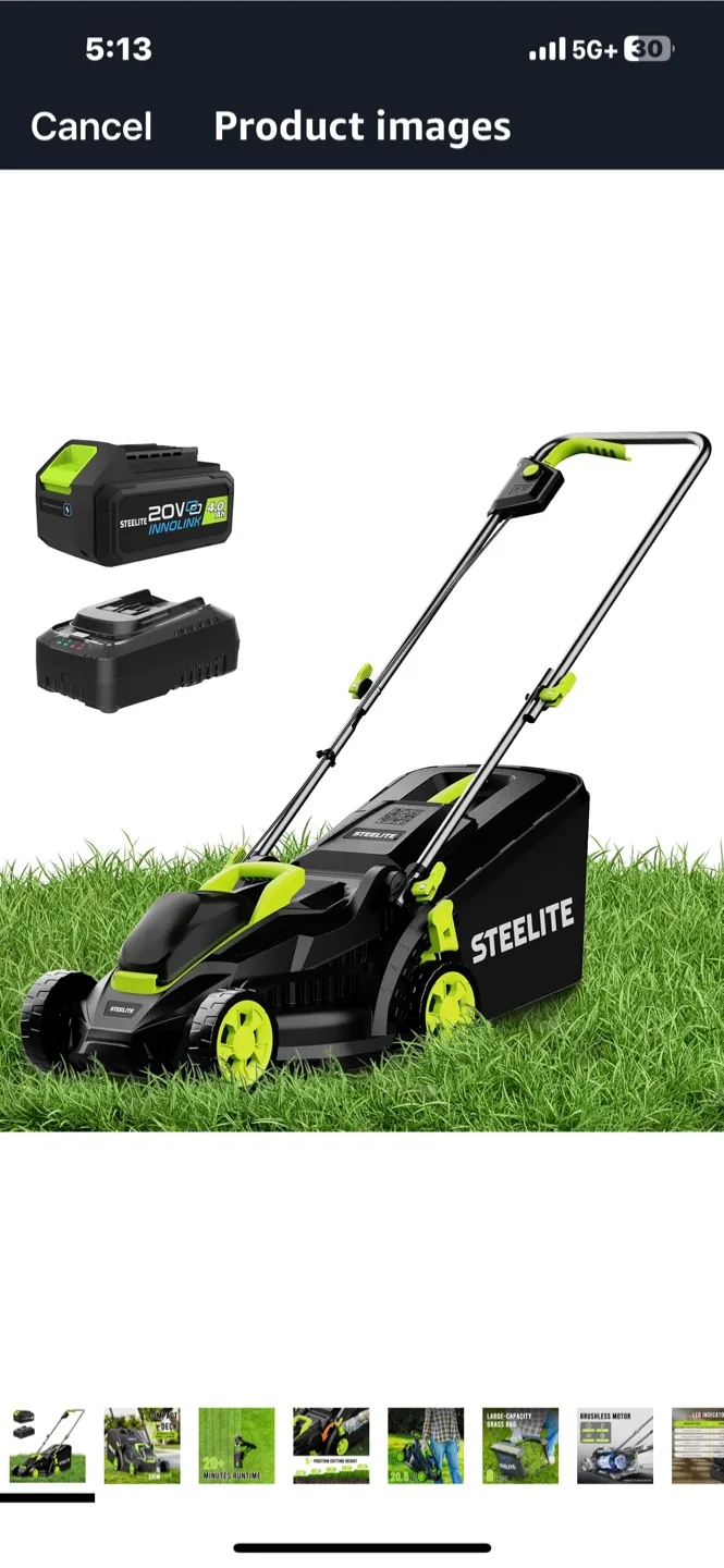 STEELITE 13-Inch combo Mower and Blower image indicator(5)