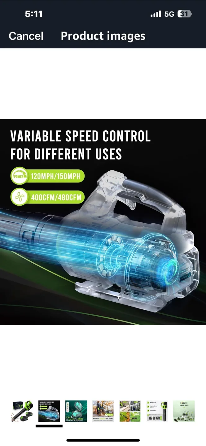 STEELITE 13-Inch combo Mower and Blower image indicator(6)