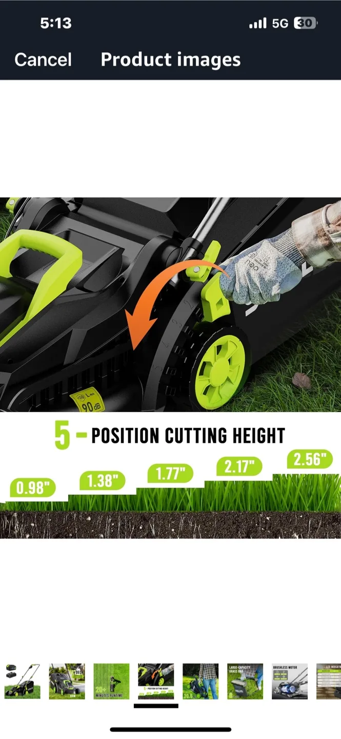 STEELITE 13-Inch combo Mower and Blower image indicator(9)