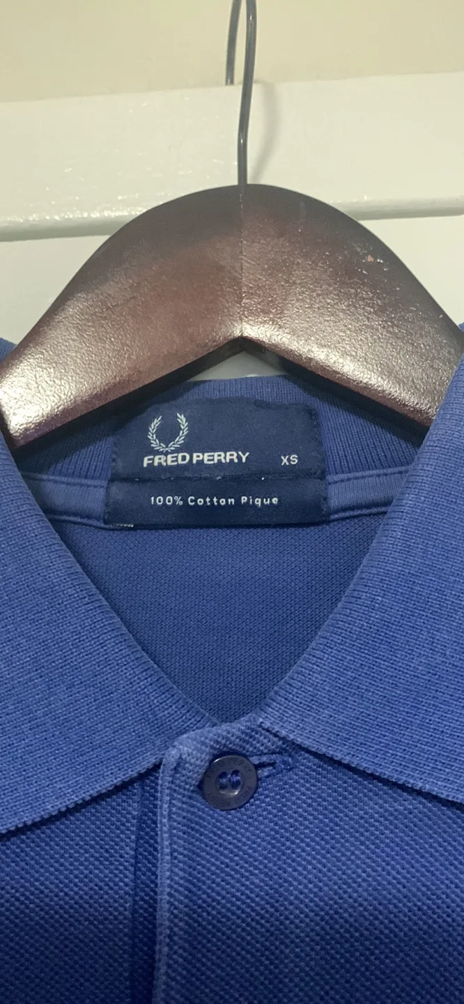 Fred Perry Polo Shirt - XS, Blue image indicator(2)