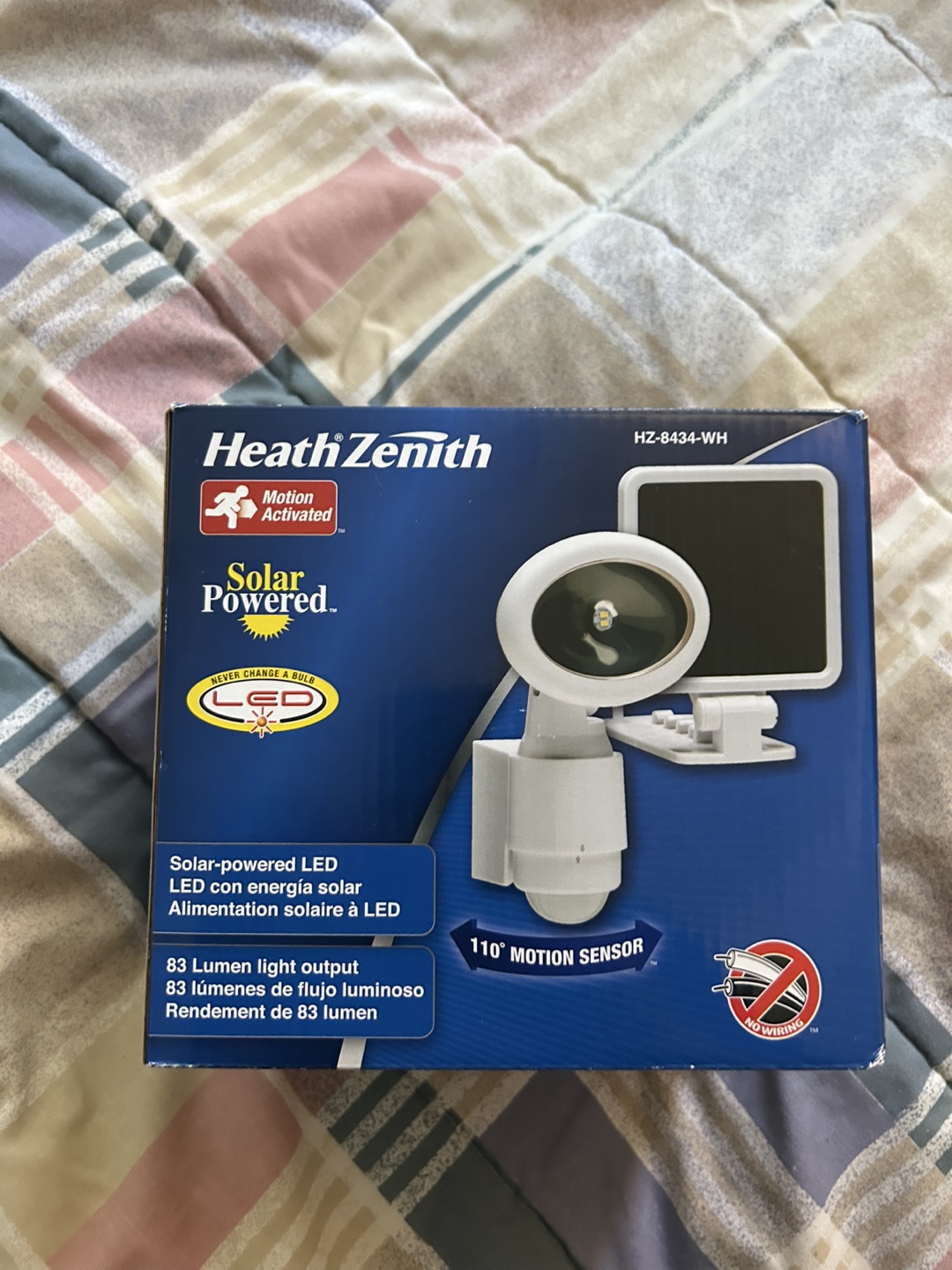 Heath Zenith HZ-8434-WH Solar Powered LED Light