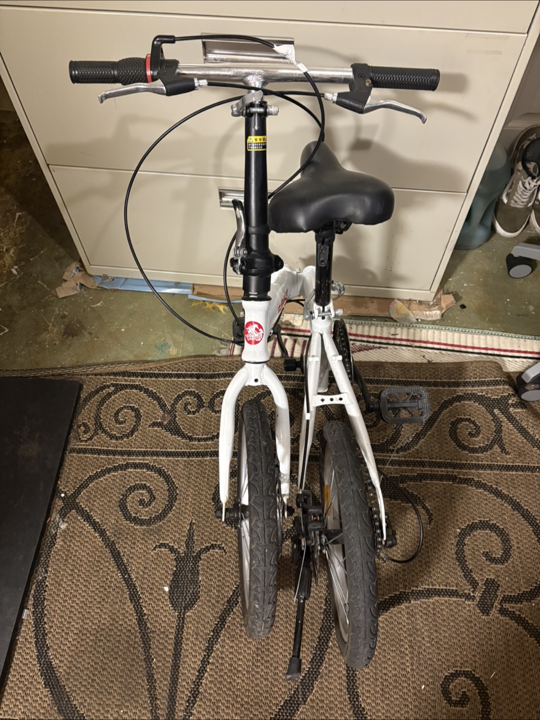 SANHM Folding Bike - White - photo 5