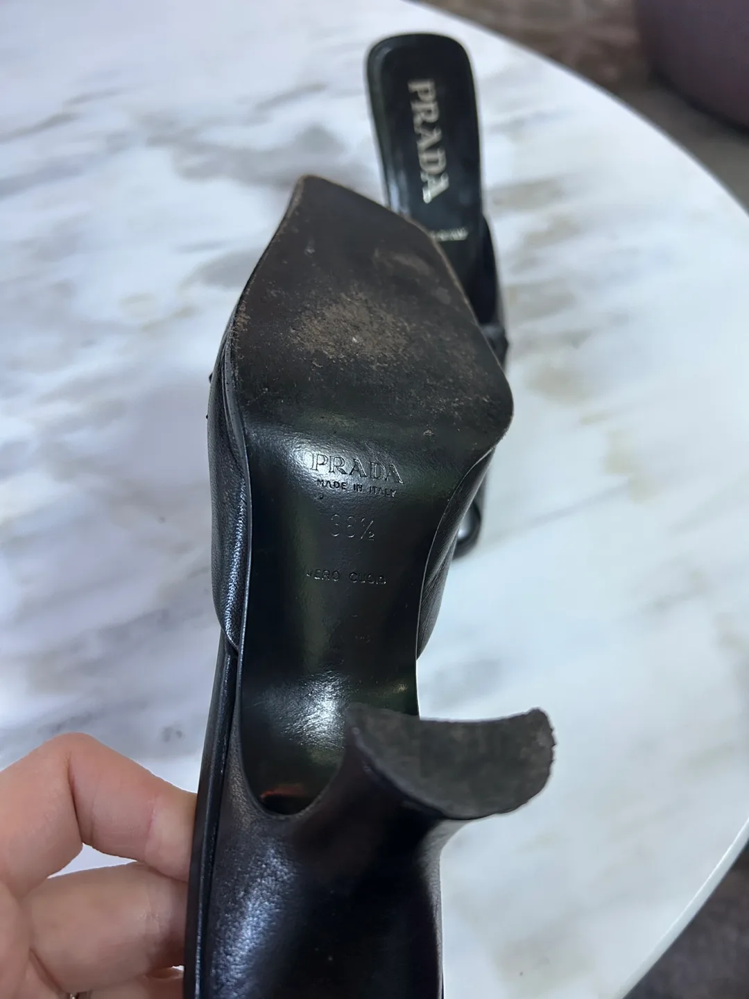 Authentic Prada Mules - size 36.5 image indicator(6)