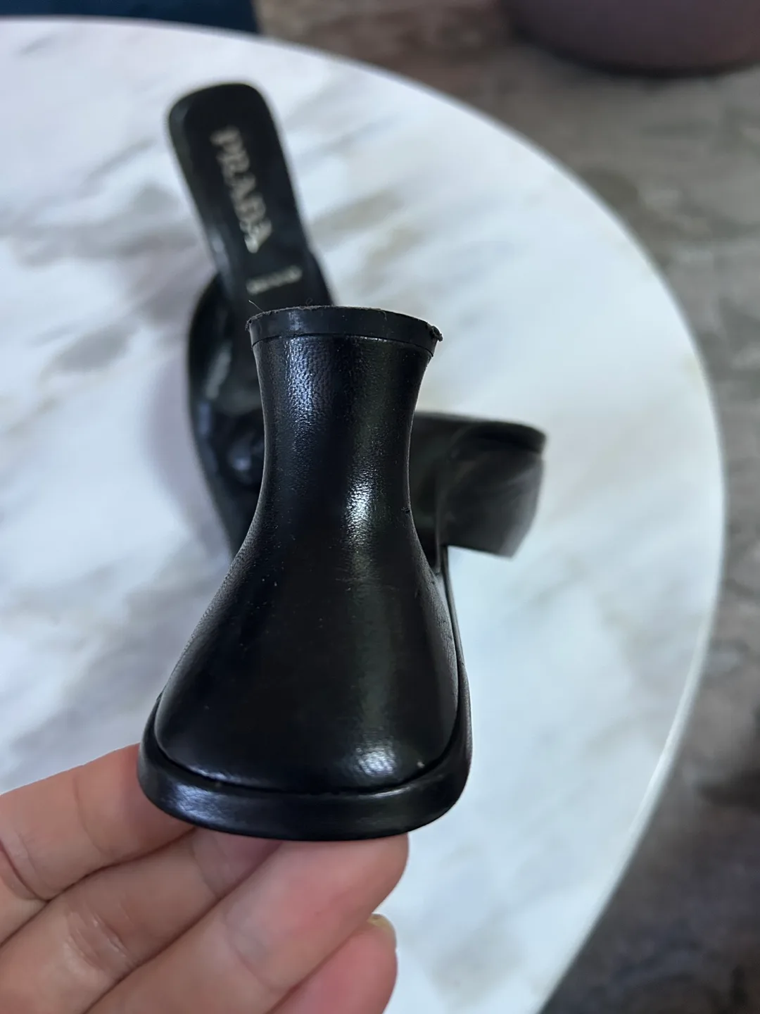 Authentic Prada Mules - size 36.5 image indicator(5)