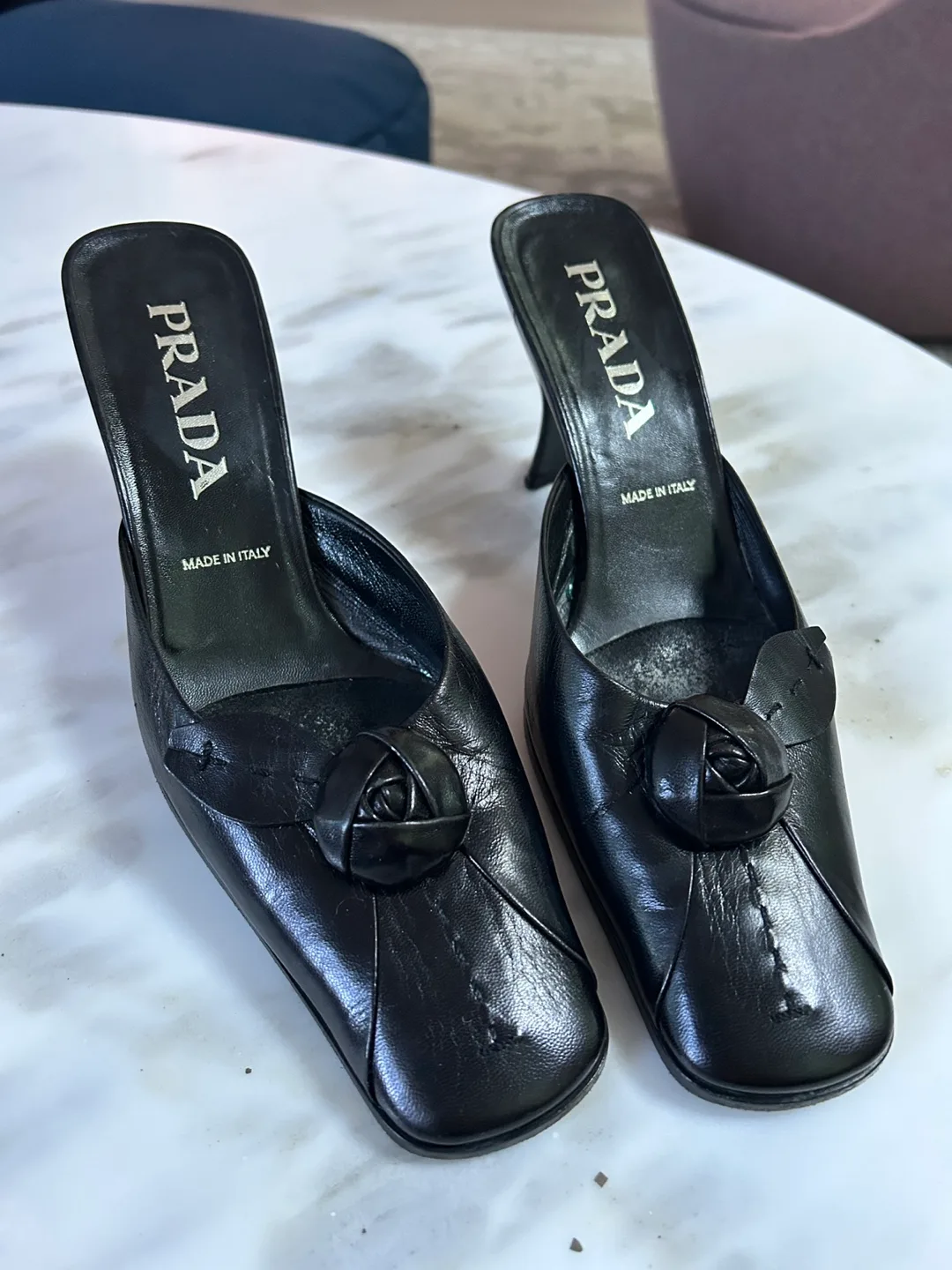 Authentic Prada Mules - size 36.5 image indicator(2)