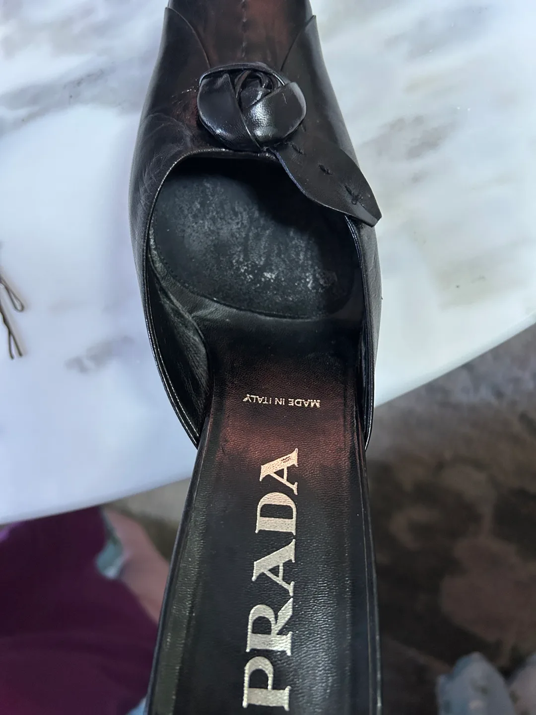 Authentic Prada Mules - size 36.5 image indicator(8)
