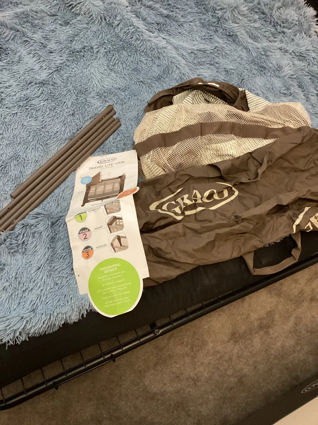 Graco Travel Lite Crib with Stages image indicator(4)