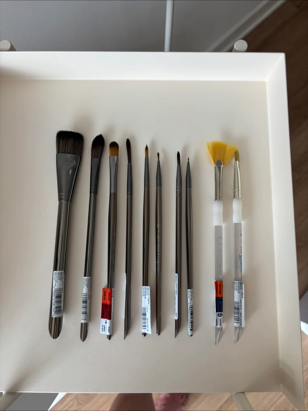 New Royal & Langnickel Acrylic Paint Brushes (10 pieces) thumbnail