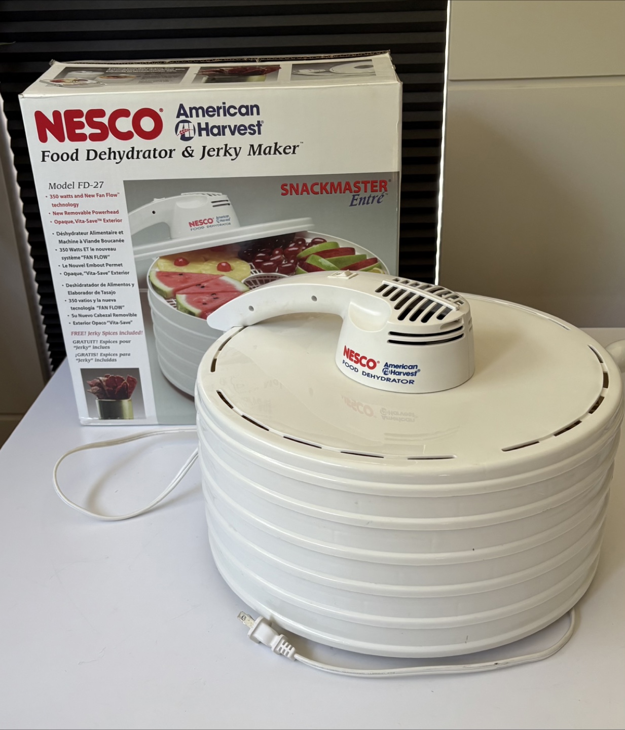Nesco Snackmaster Entre Food Dehydrator