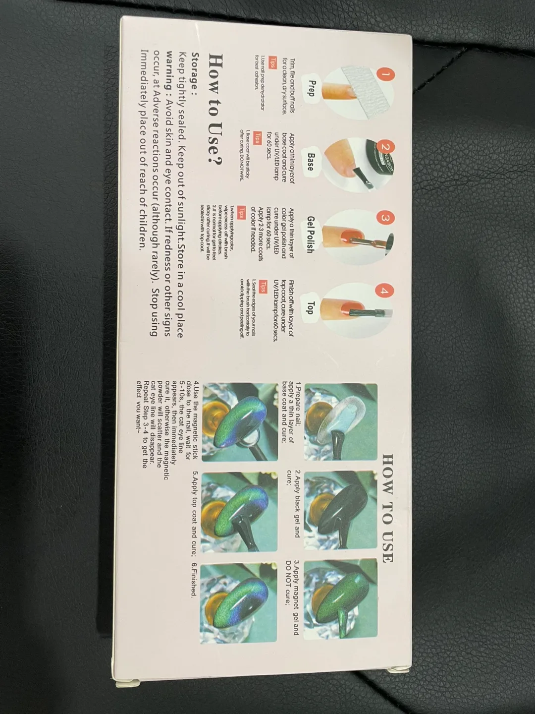 6-Color Gel Nail Polish Kit image indicator(2)