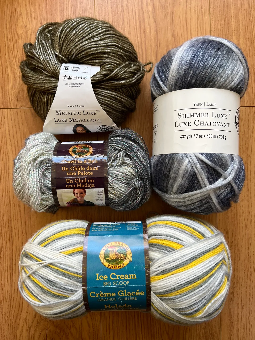 Shiny Self-Striping Yarn Bundle thumbnail