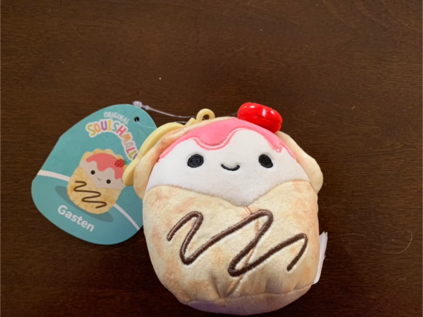 Squishmallows Original Squish Gasten Crepe Plush Keychain thumbnail