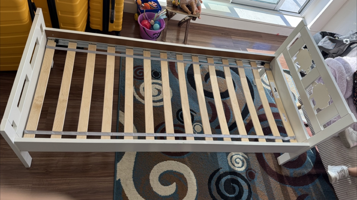 Ikea Kritter White Bed Frame - photo 4