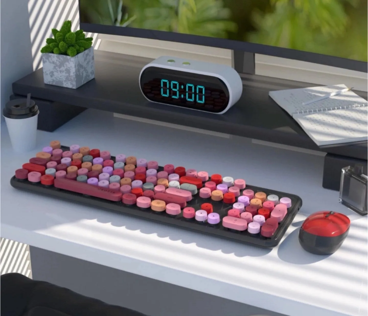 Wireless Keyboard - Retro Style thumbnail