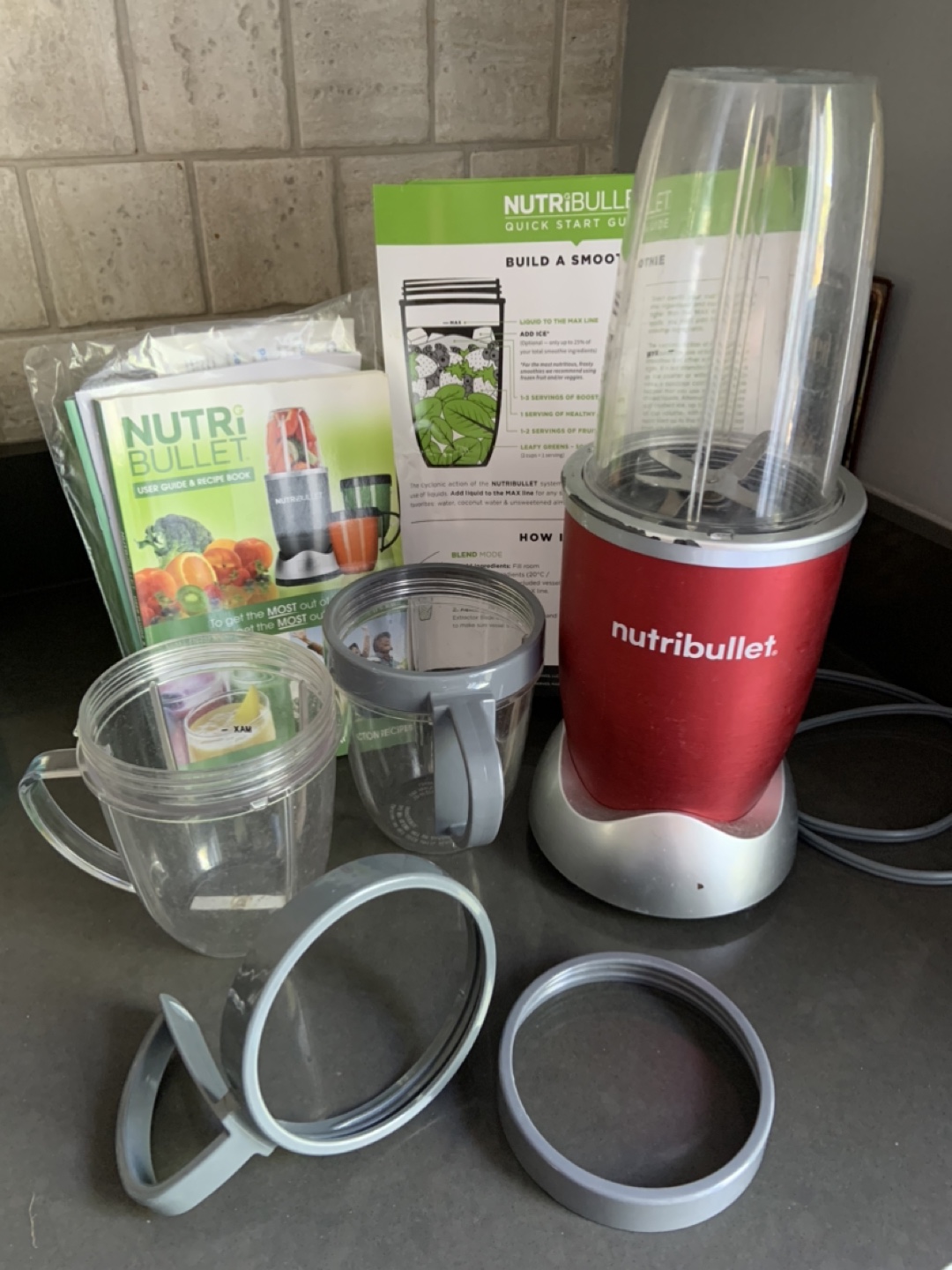 NutriBullet Blender with Accessories working used - photo 2