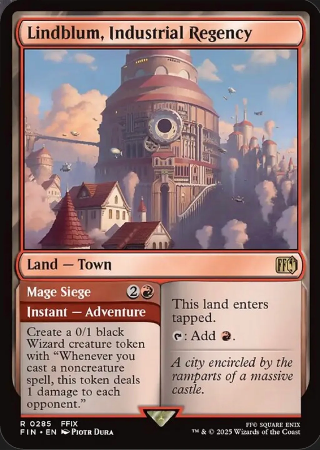 MTG-LINDBLUM, INDUSTRIAL REGENCY // MAGE SIEGE (FIN) thumbnail