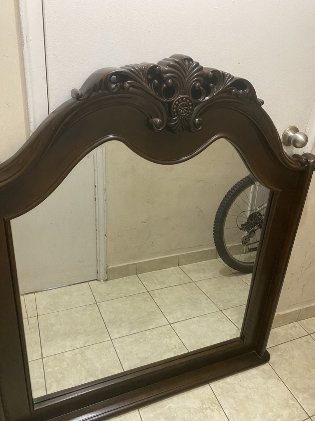 Wooden Vanity Mirror