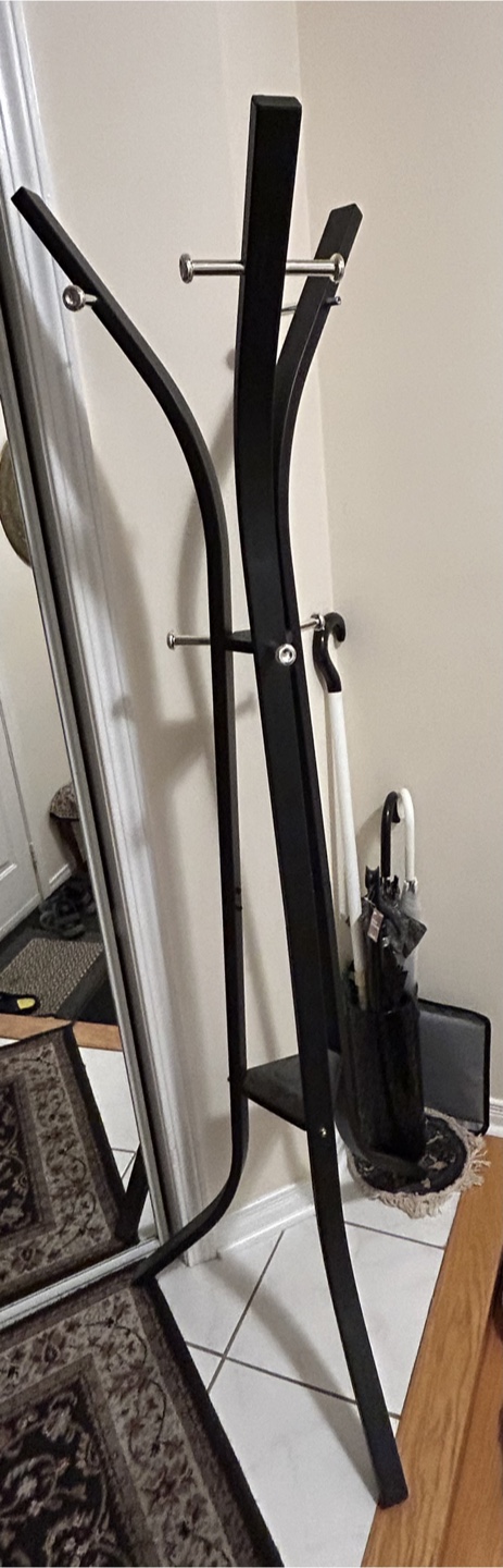 Black Metal Coat Rack *MOVING SALE* - photo 4