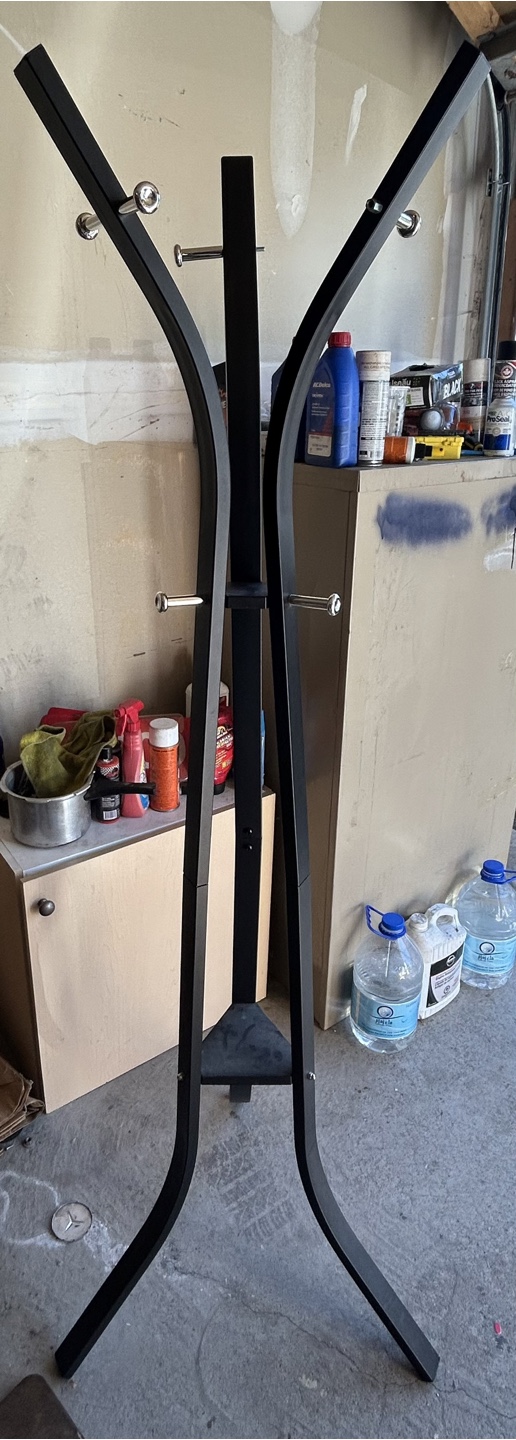 Black Metal Coat Rack *MOVING SALE*