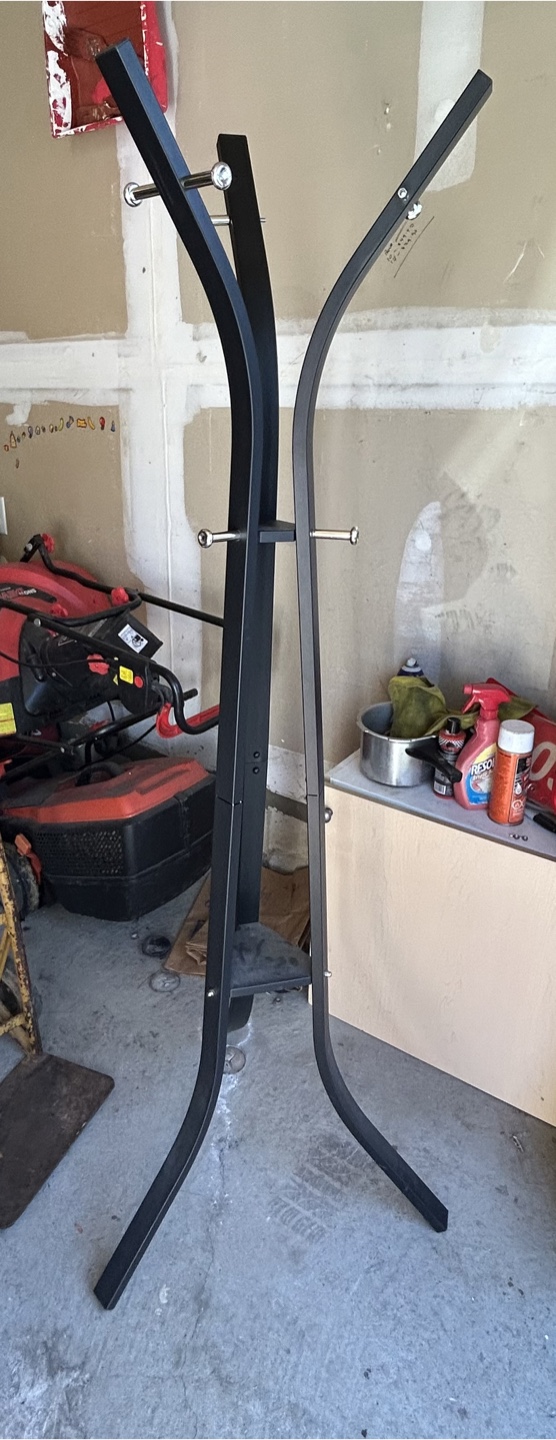 Black Metal Coat Rack *MOVING SALE* - photo 2