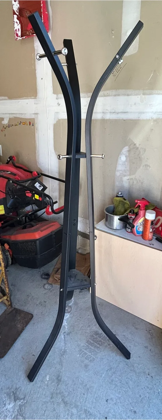 Black Metal Coat Rack *MOVING SALE* image indicator(2)