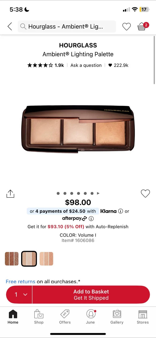 Hourglass Ambient Lighting Palette image indicator(6)