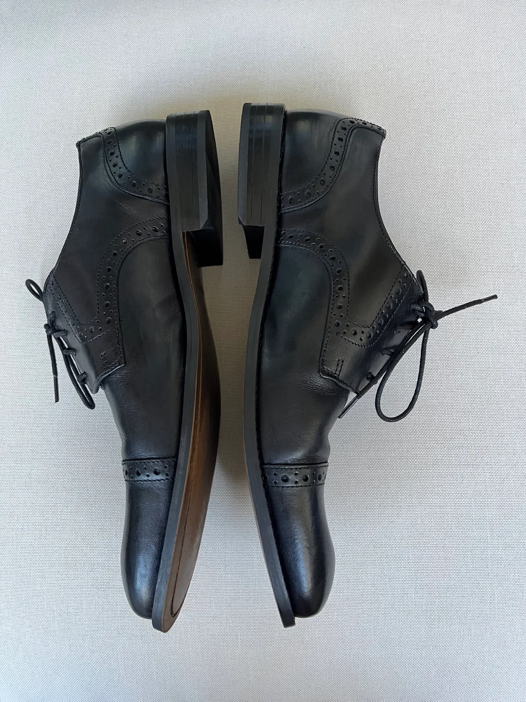Stacy Adams Black Leather Dress Shoes Men Size 10.5 image indicator(3)