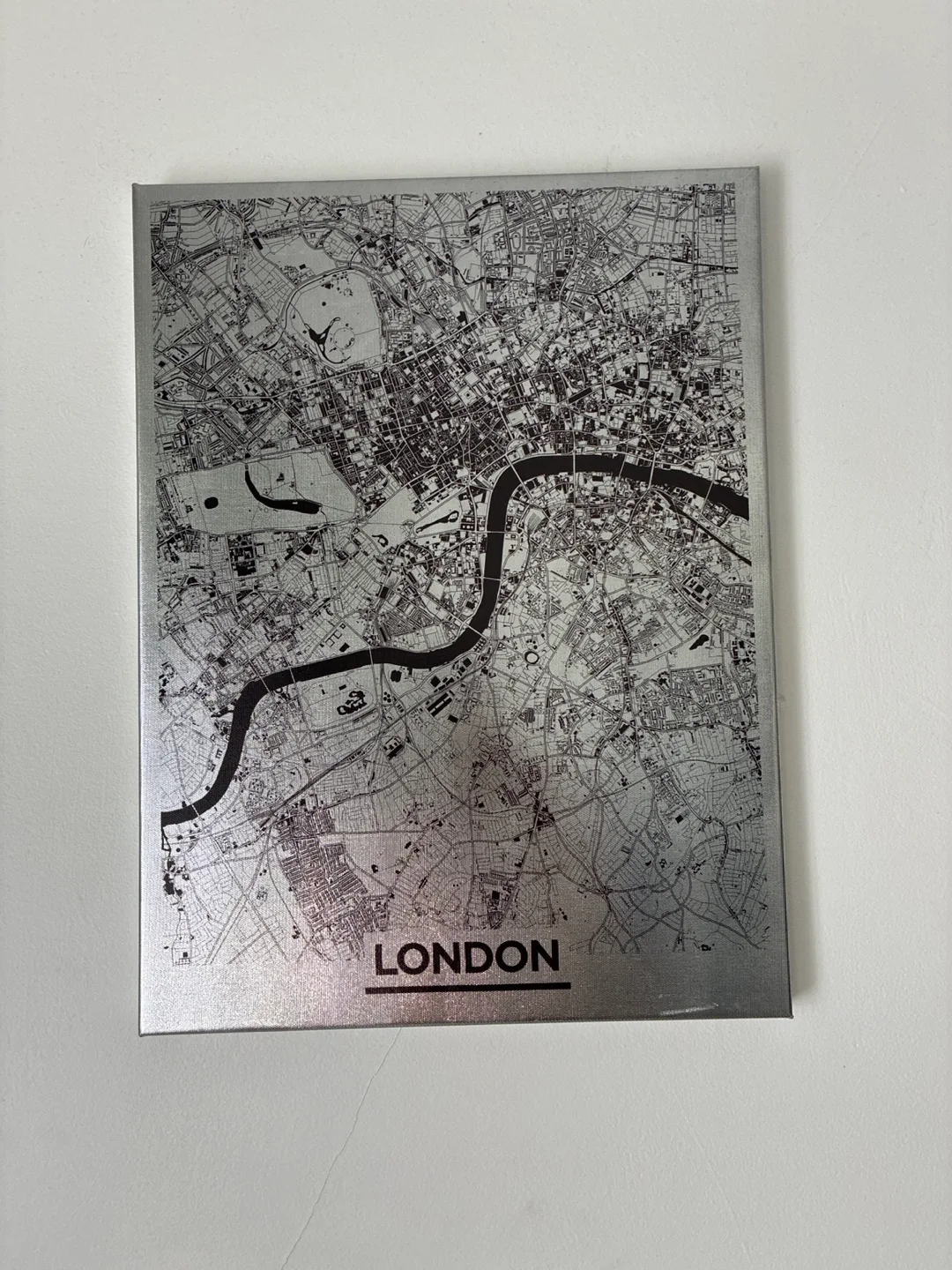 London Map Metal Print thumbnail