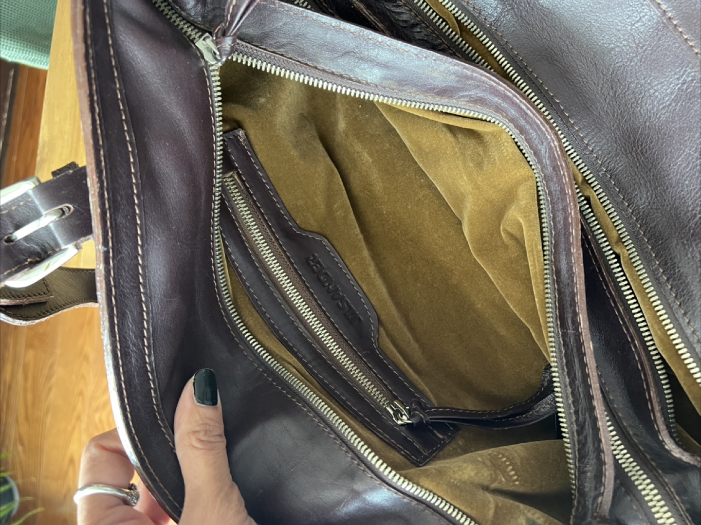 Jil Sander Brown Leather Bag - photo 5