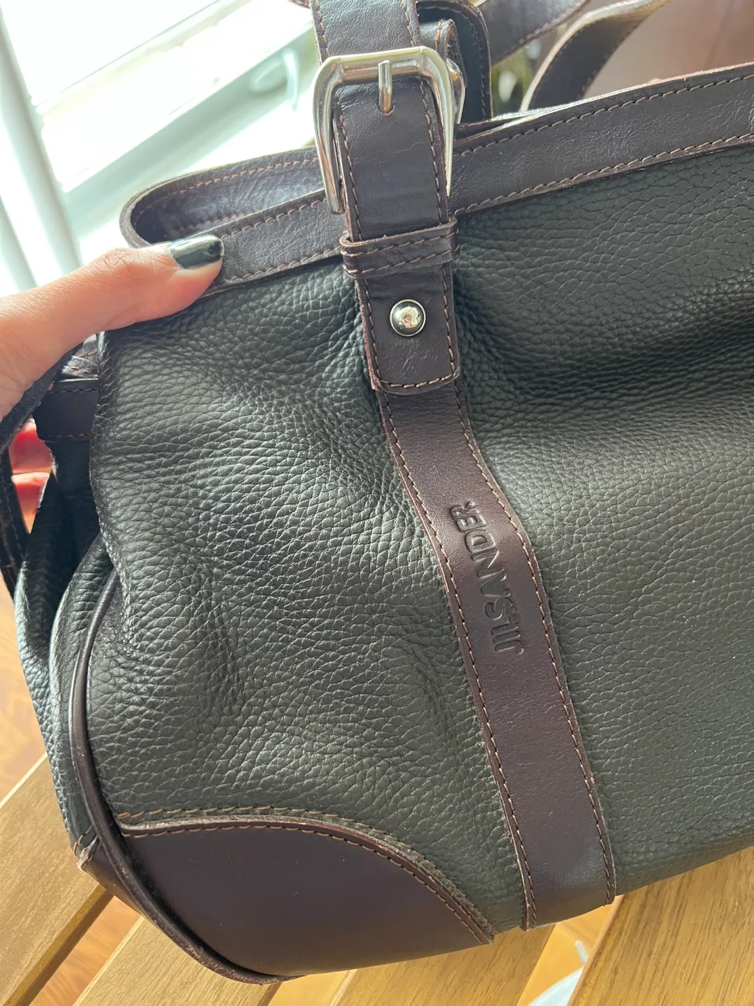 Jil Sander Brown Leather Bag thumbnail
