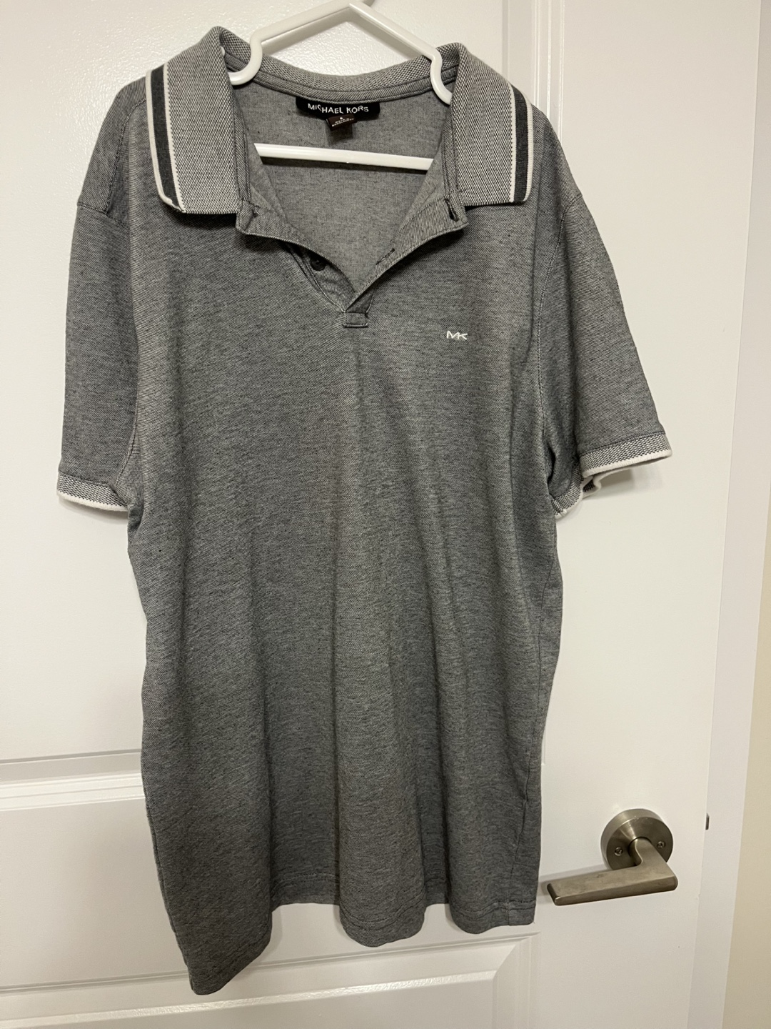 Michael Kors Grey Polo Shirt - Size S