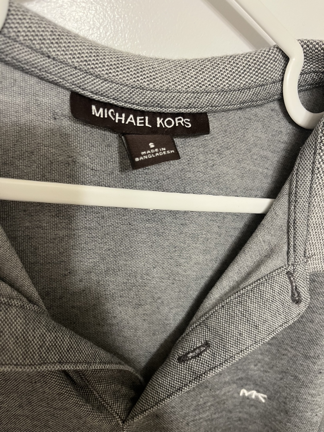 Michael Kors Grey Polo Shirt - Size S - photo 3