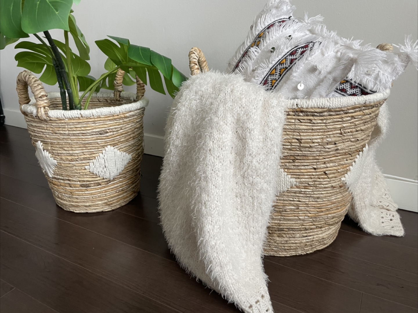 Woven Baskets with Handles - photo 2