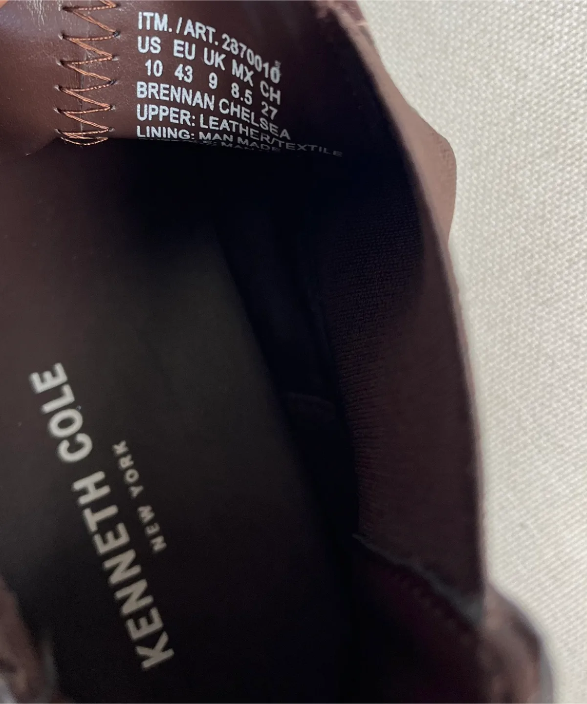 Kenneth Cole Brennan Chelsea Boots Men Size 10 image indicator(5)