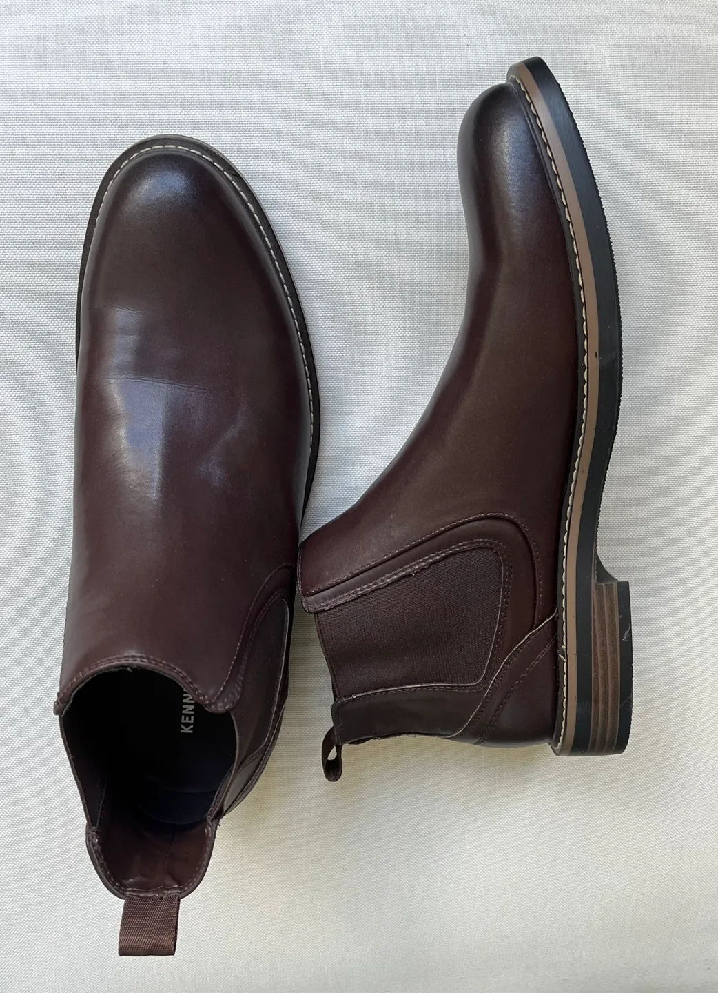 Kenneth Cole Brennan Chelsea Boots Men Size 10 image indicator(3)