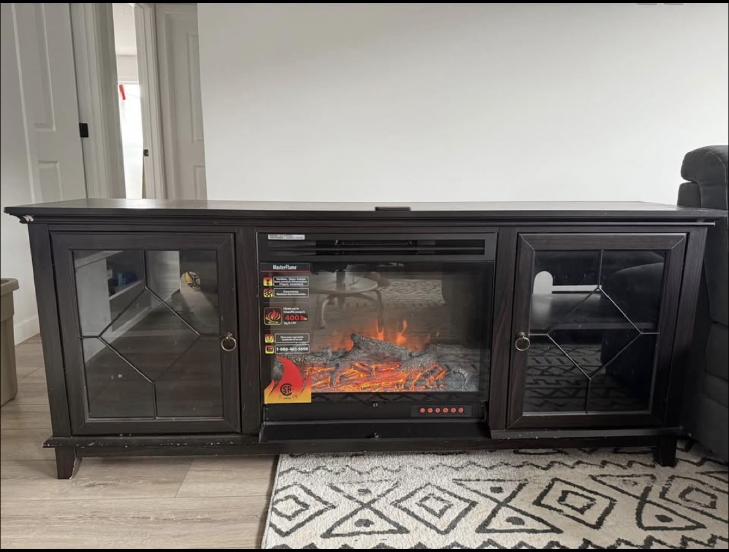 Mainflame Electric Fireplace TV Stand