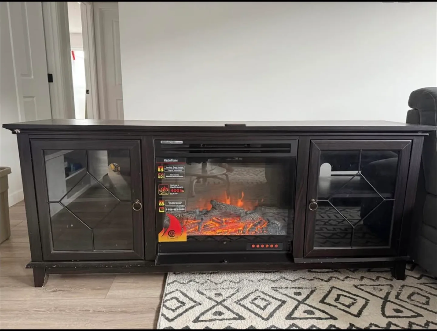 Mainflame Electric Fireplace TV Stand thumbnail