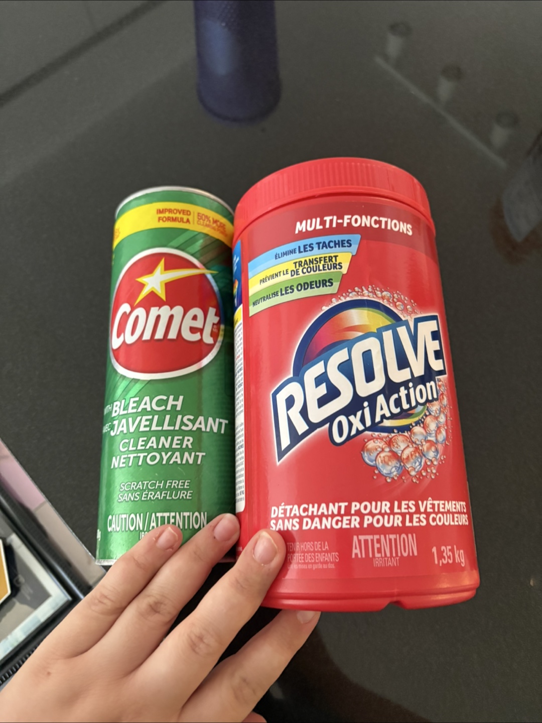 FREE Comet Bleach Cleaner & Resolve Oxi Action