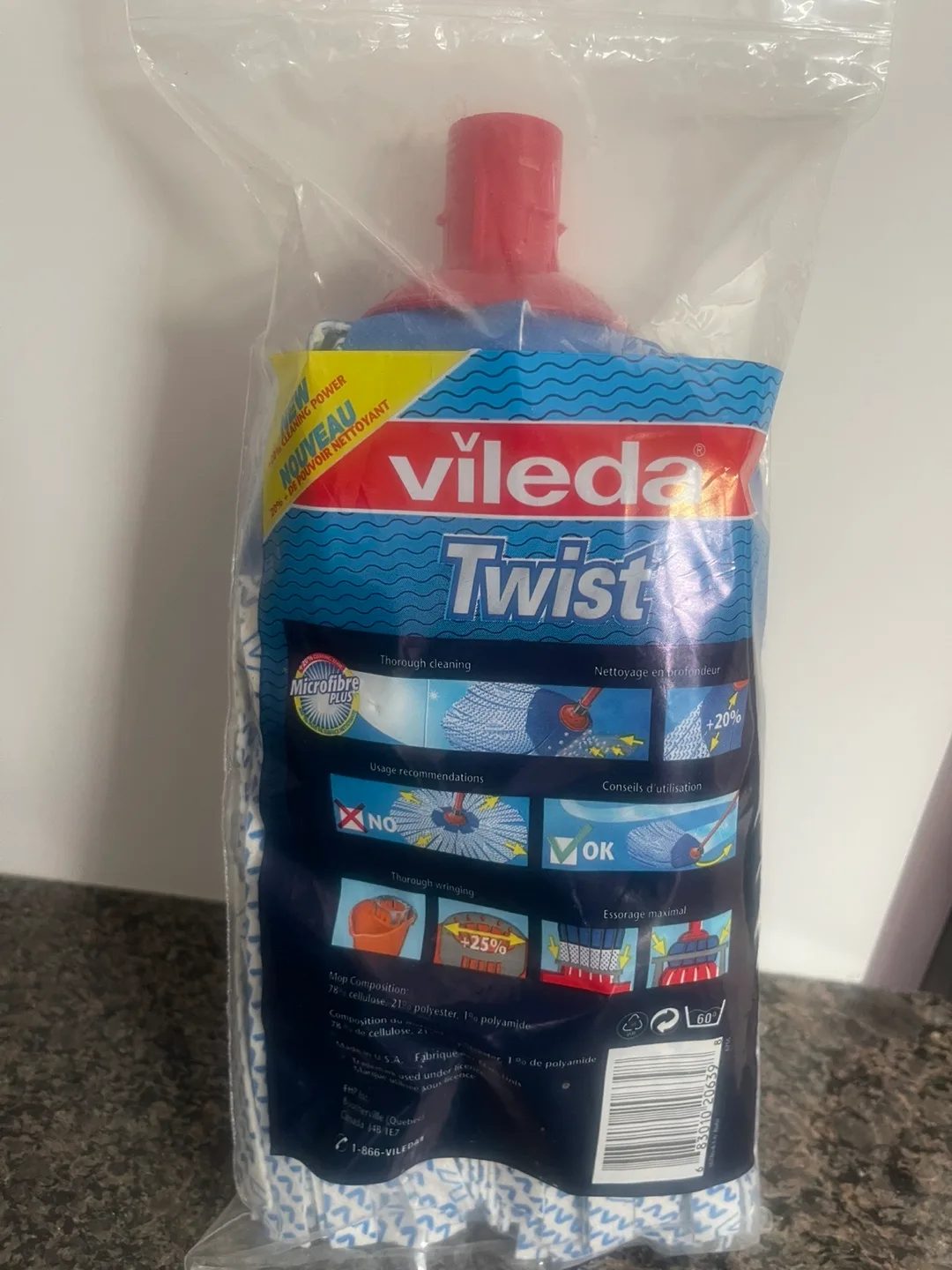 Vileda Twist Mop REFILL - NEW image indicator(3)