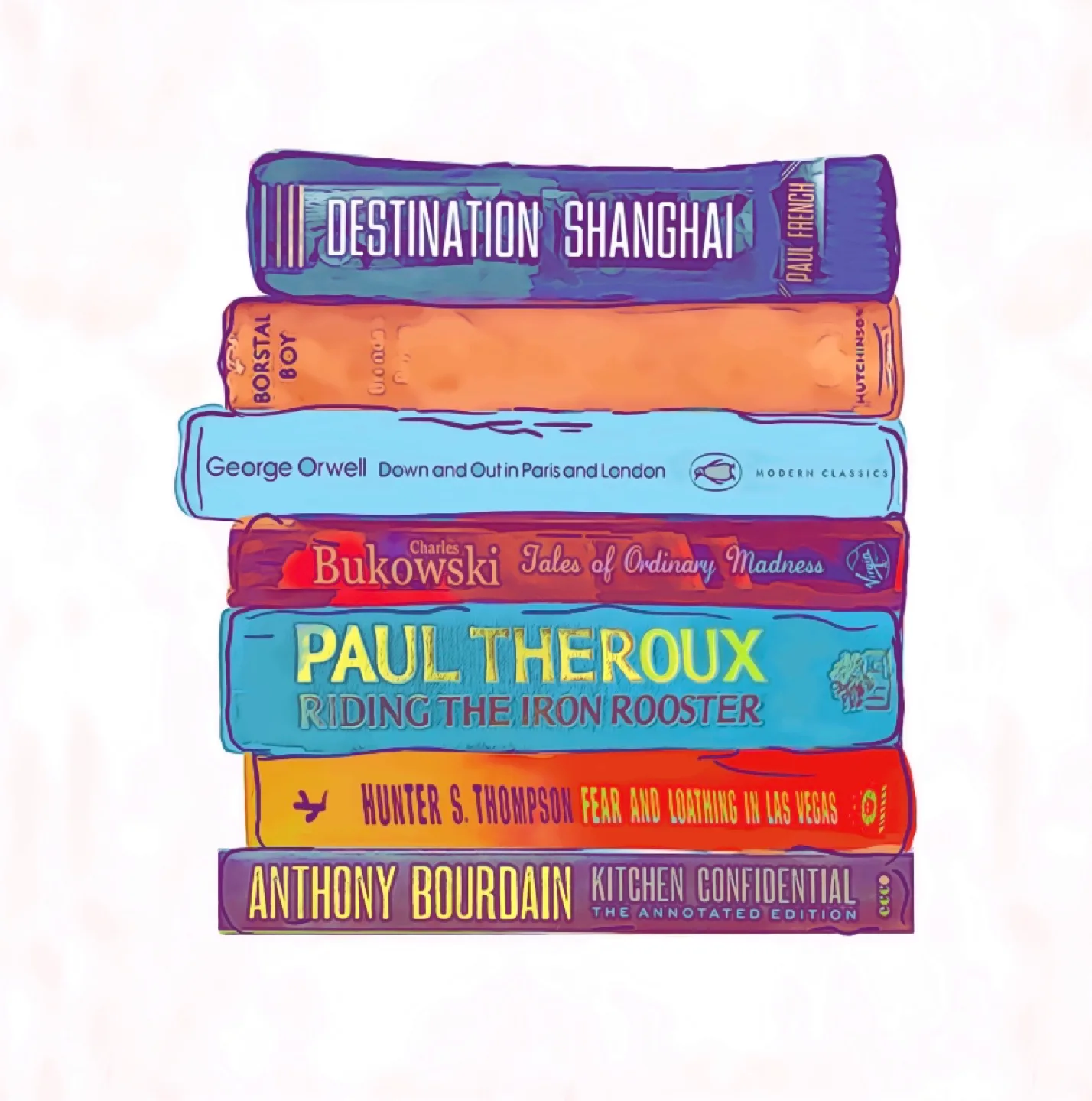 Custom Art - Your favourite books as art thumbnail