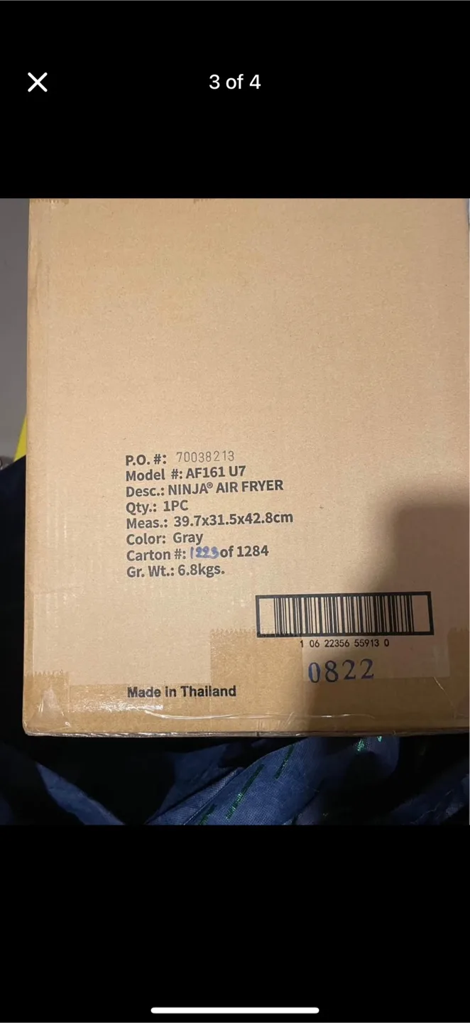 Ninja Air Fryer Max XL AF161 5.5 Quart - Gray image indicator(3)