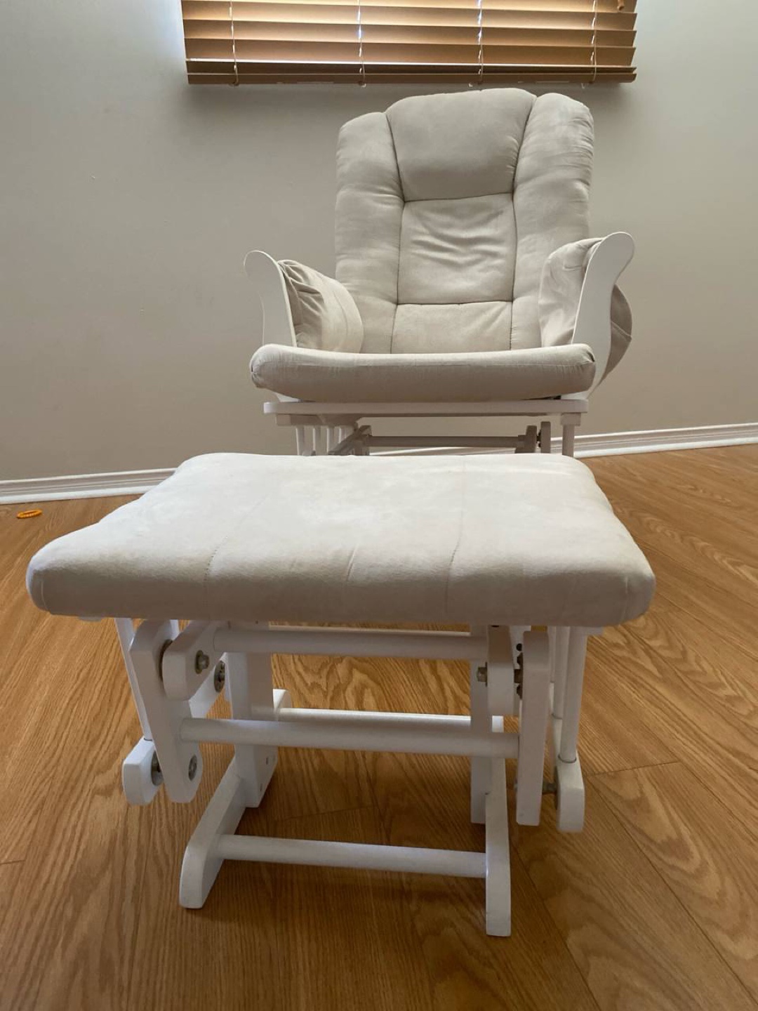 Glider Rocking Chair and Ottoman Set - photo 2