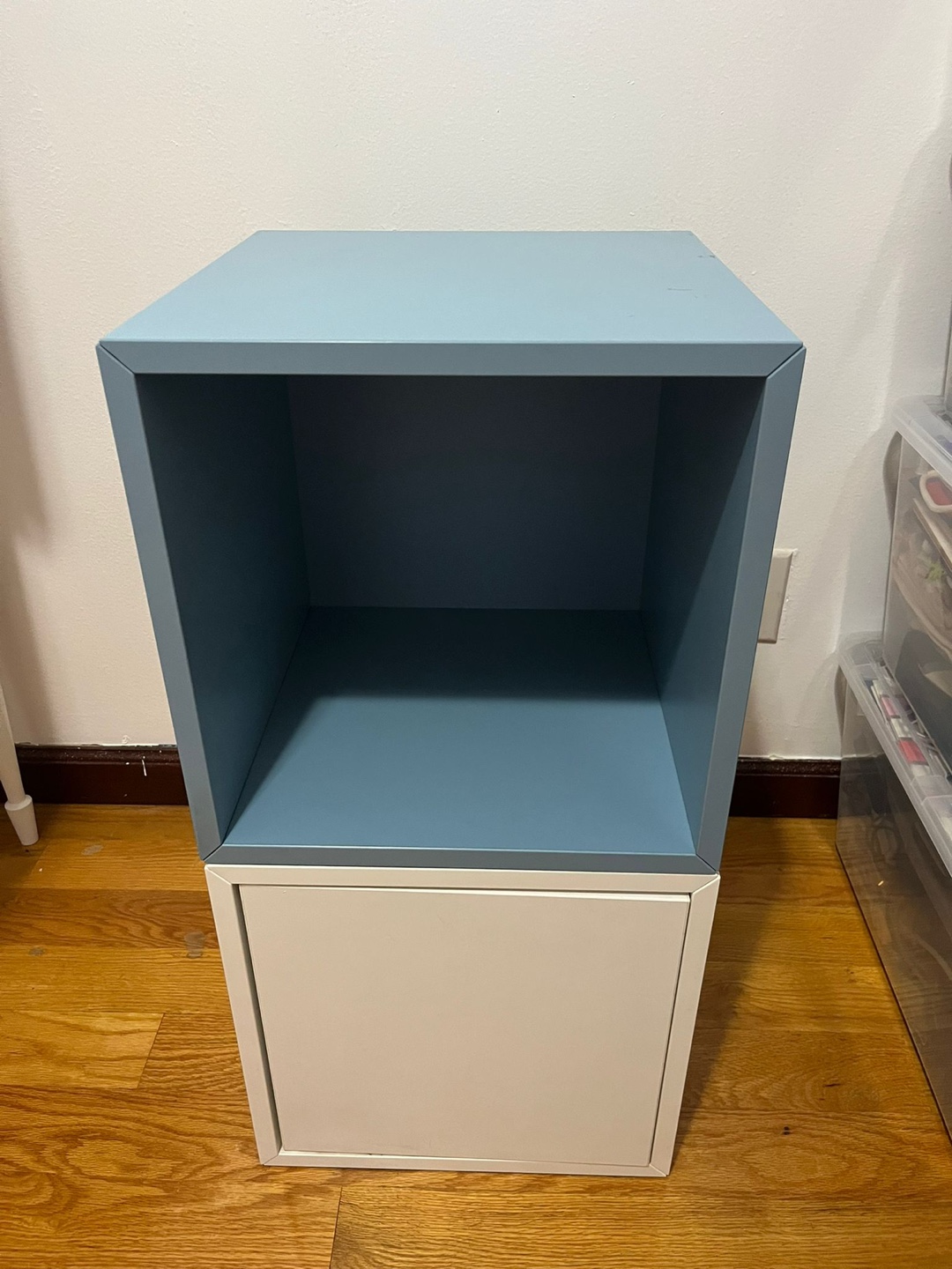 Ikea Blue & White Storage Cube - photo 2