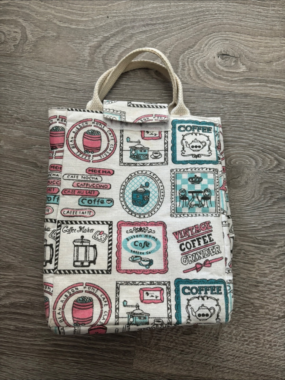 Coffee Print lunch Bag