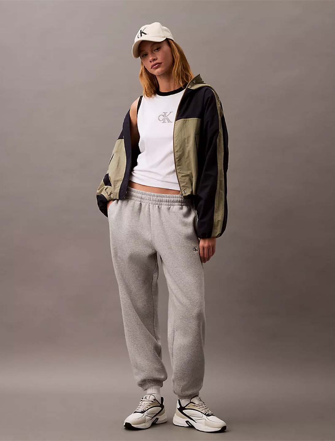 Calvin Klein Archive Logo Grey Sweatpants