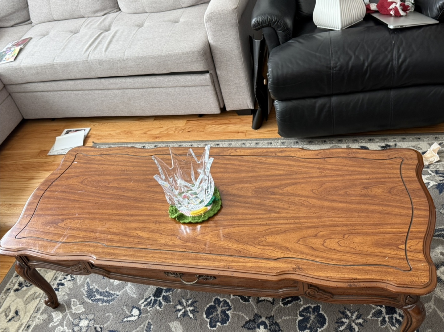 Vintage Wood Coffee Table - photo 3