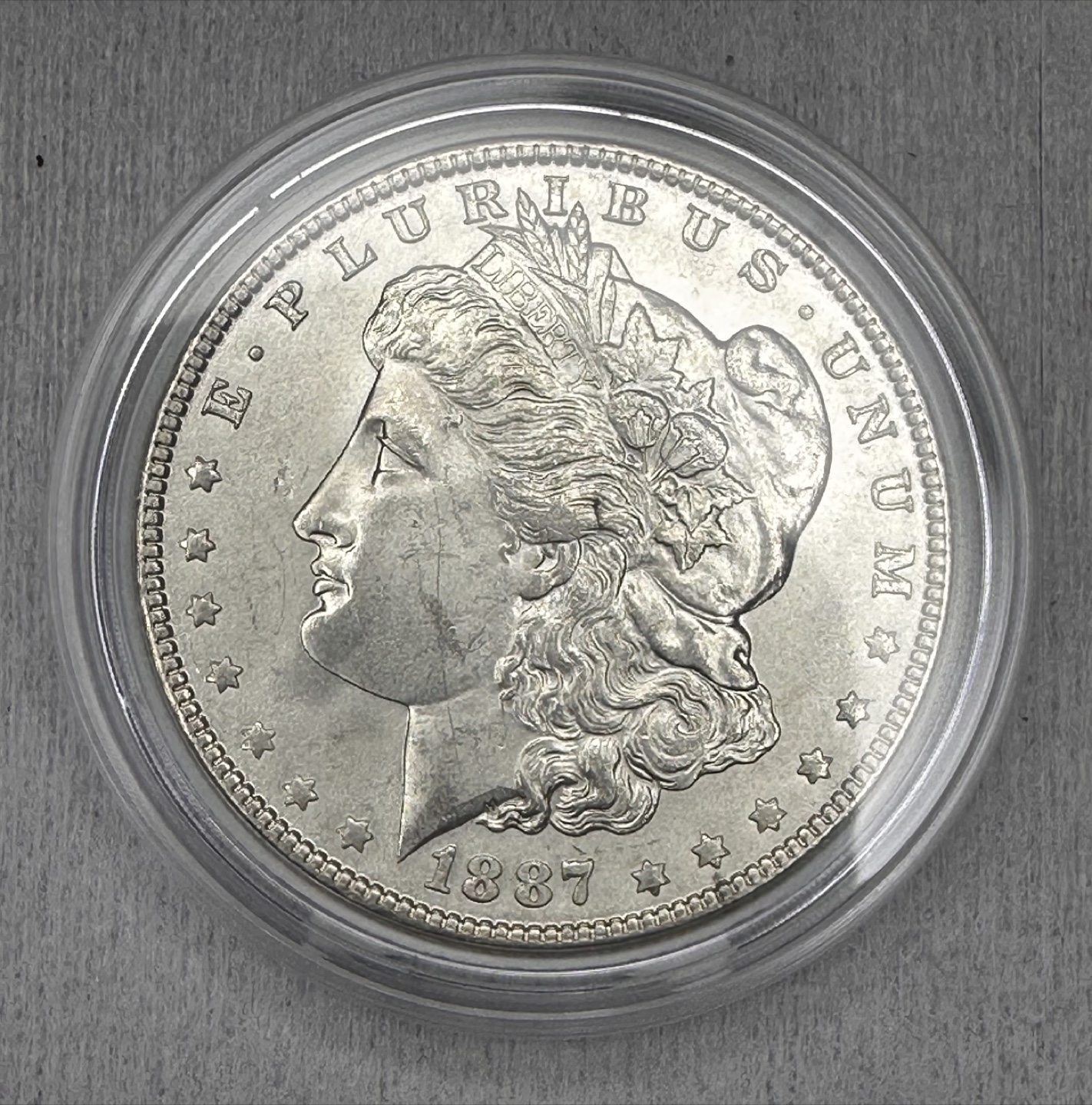 1887 USA Morgan Silver Dollar